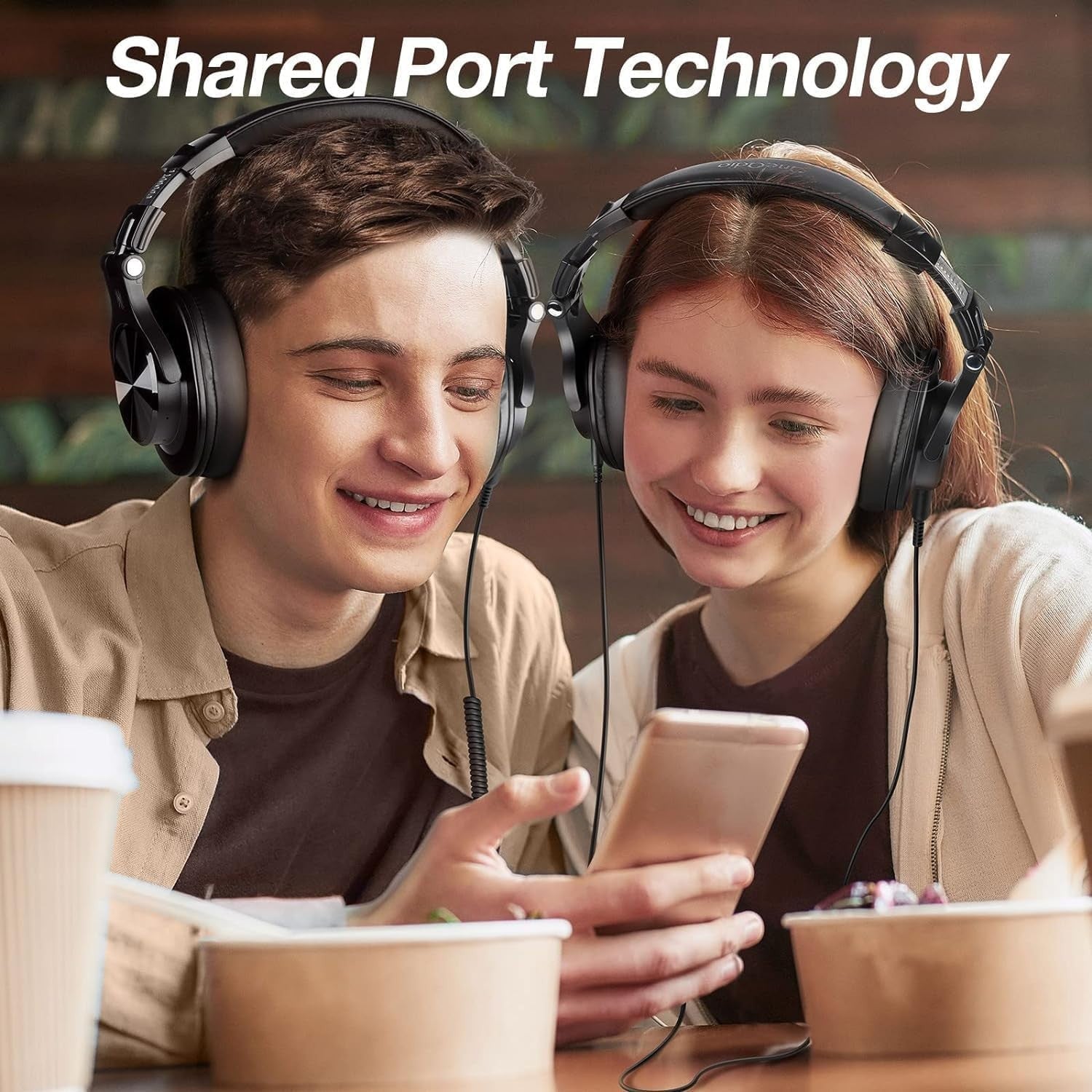 OneOdio A70 Bluetooth 5.2 Over Ear Headphones 72H Playtime DJ Studio Sound