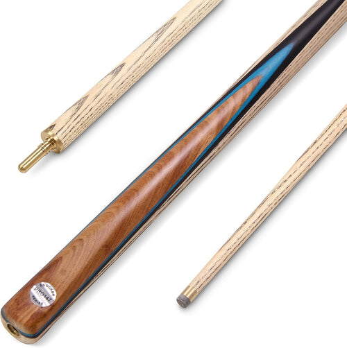 Classic Style Ash Cue 57in Snooker Pool 2 Piece 9.5mm Extension Thread