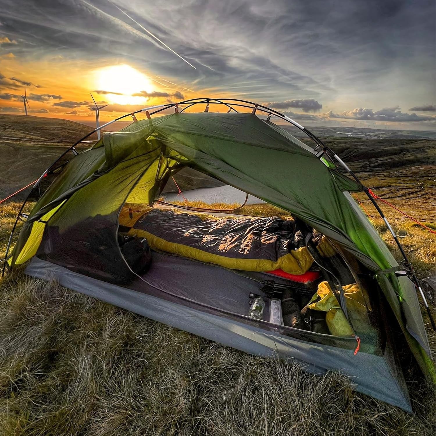 2 Person Camping Tent Waterproof Lightweight 2 Man Backpacking