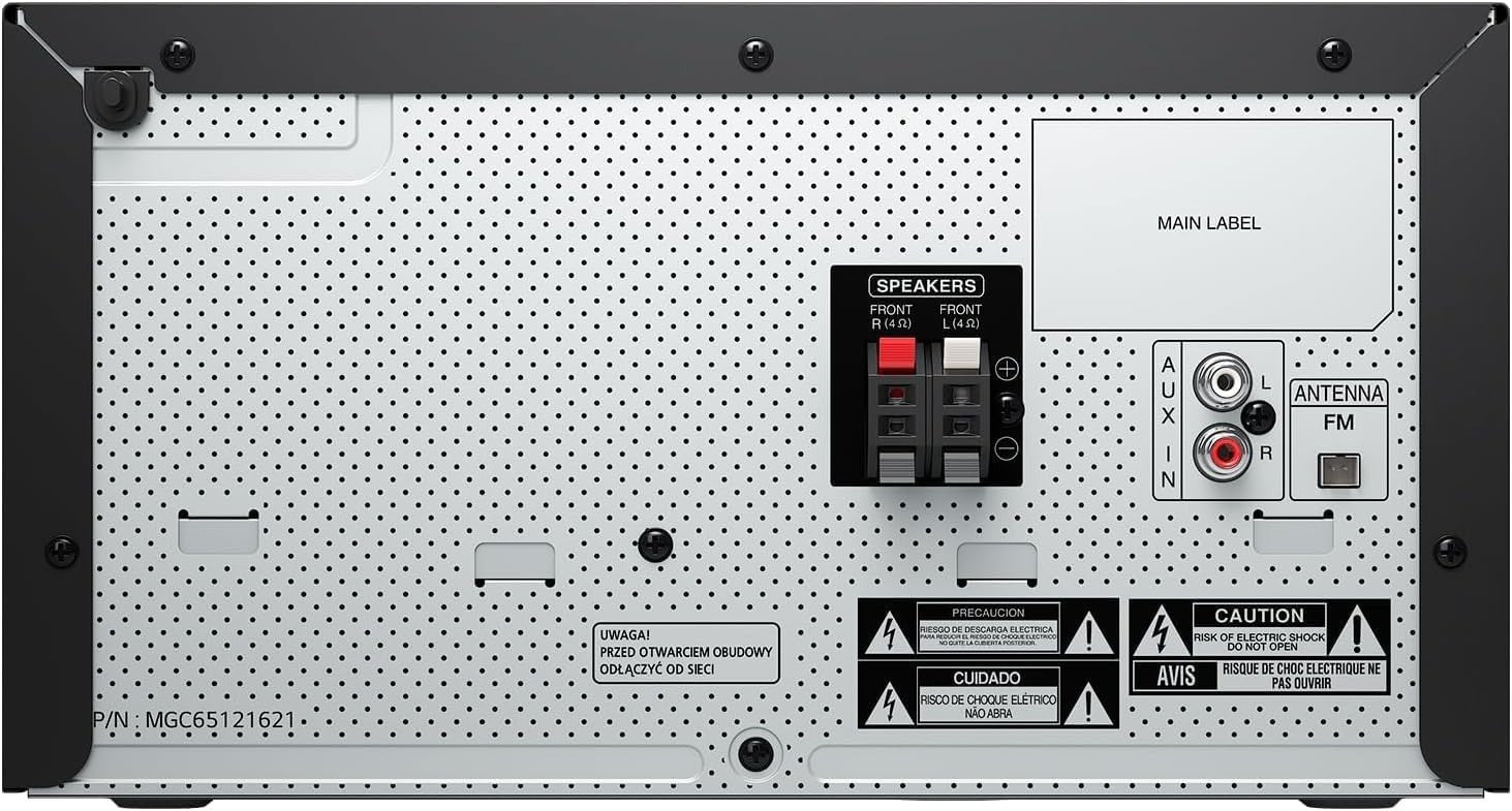 300W Bluetooth Party Hi-Fi System with Dual USB AUX & FM | LG XBOOM CK43N Black