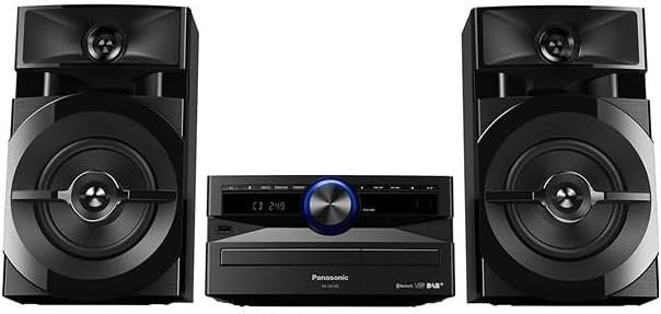 300W Bluetooth Mini Hi-Fi System with Deep Bass, USB & Wireless Audio