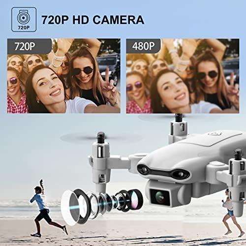720P HD Mini Drone w/ Camera 3D Flip Headless Mode Foldable FPV Quadcopter Kids