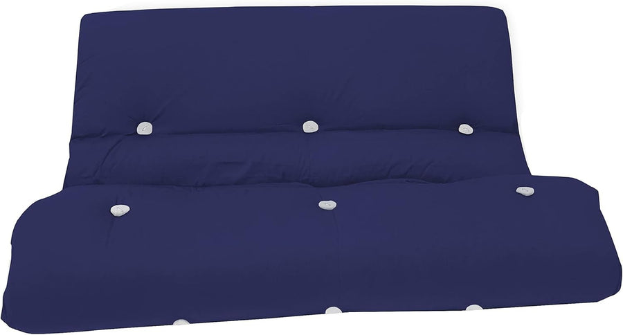 3 Seater Futon Sofa Bed Mattress Foldable Plush Foam Spare Guest Pad