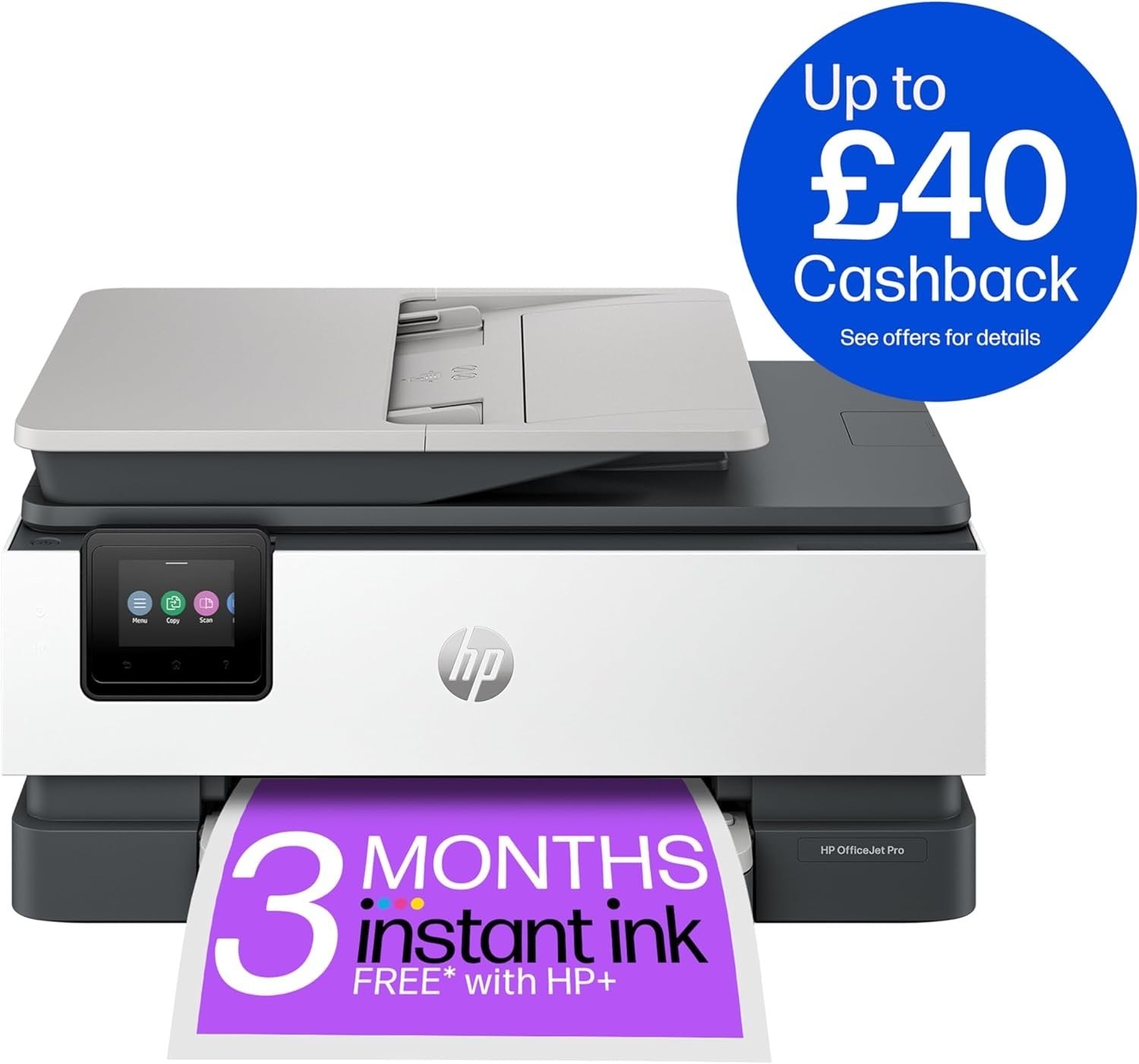 All-in-One Wireless Colour Printer Scanner Copier Duplex Grey White A4