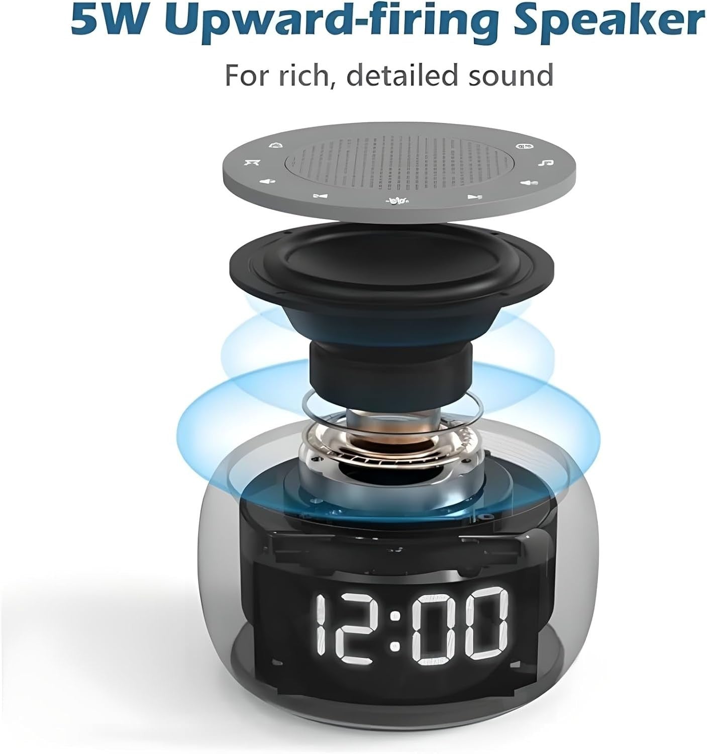 White Noise Machine with 18 Soothing Sounds & 7-Color Night Light