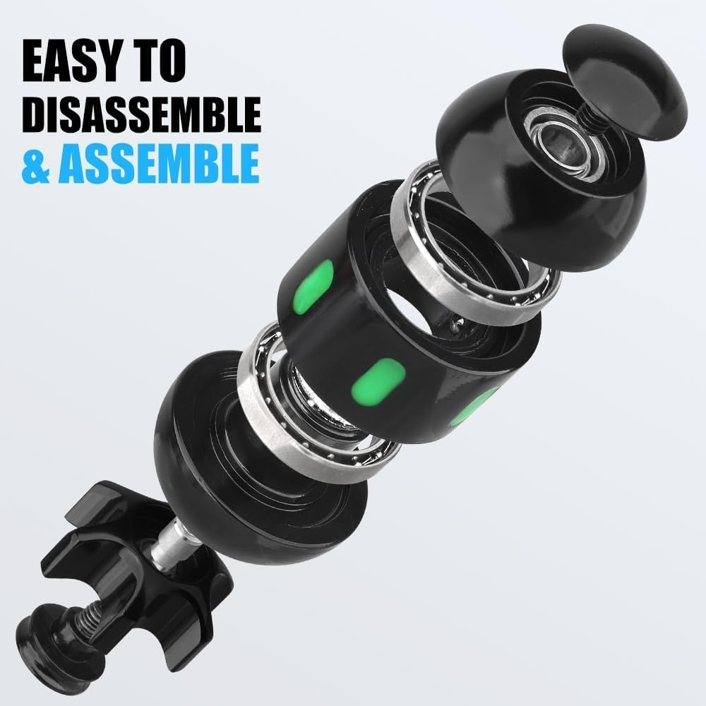 Glow Metal Fidget Spinner Atomic Desk Gyro Stress Relief EDC Toy