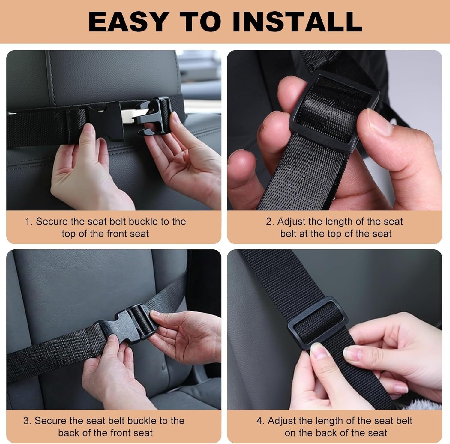 Dog Car Booster Seat Plush Travel Bed Safety Leash Waterproof 16kg