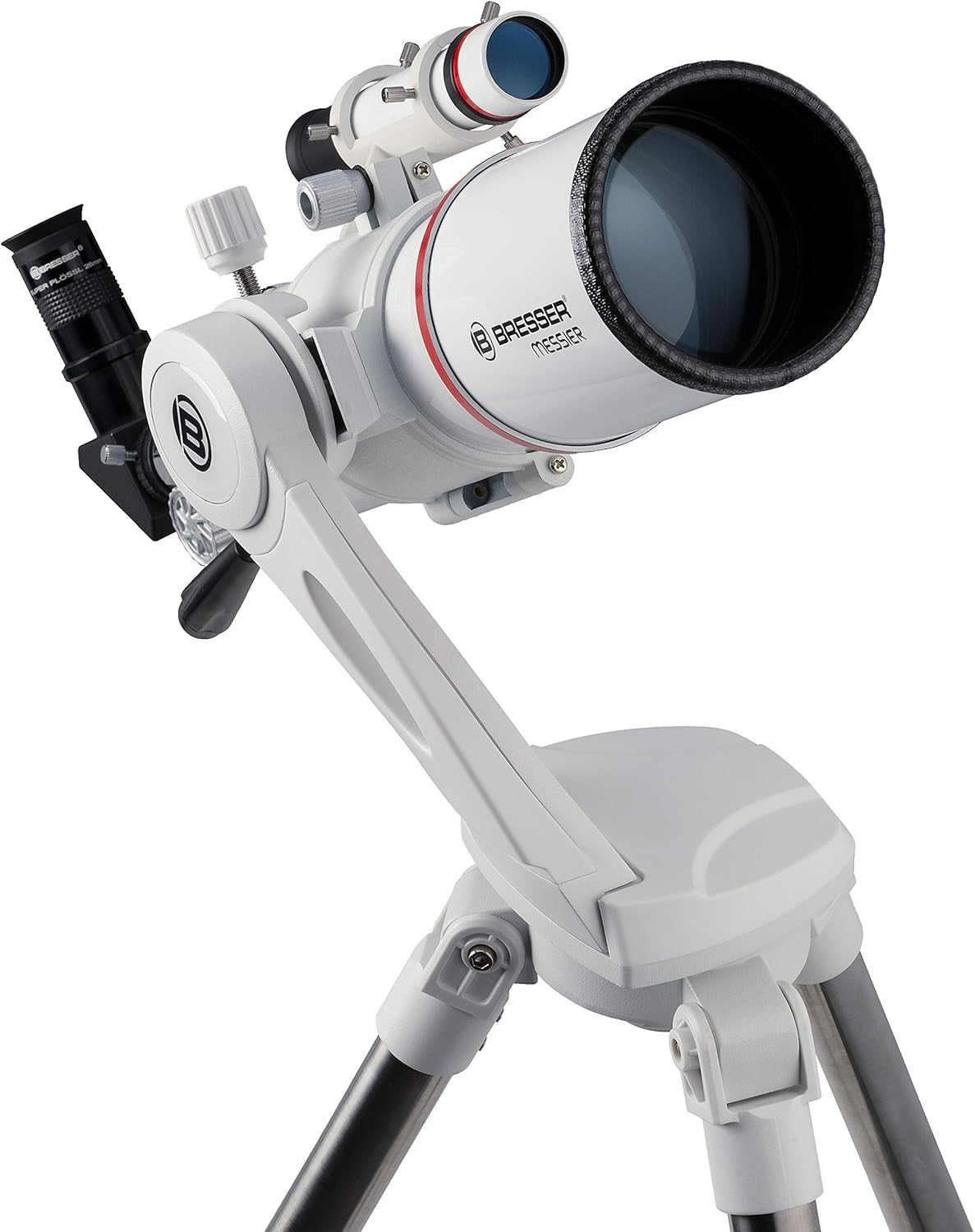 90mm f/5 Refractor Telescope with Nano AZ Mount and Steel Tripod White