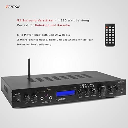 AV-150BT 5-Channel Home Audio Amp Bluetooth 5.1 Surround 150W