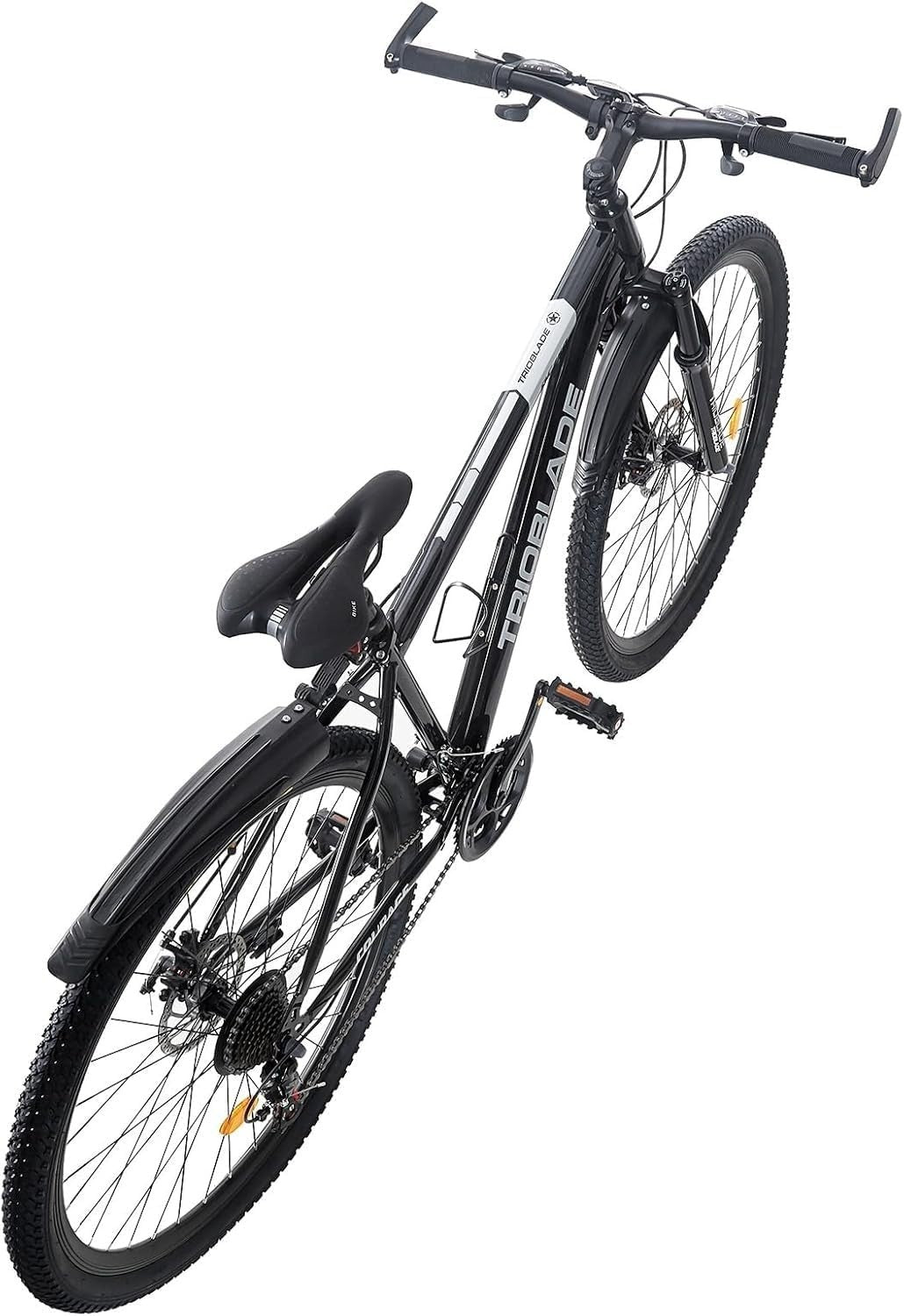 24" Mountain Bike with Dual Disc Brakes, Front Suspension, 21-Speed Adult