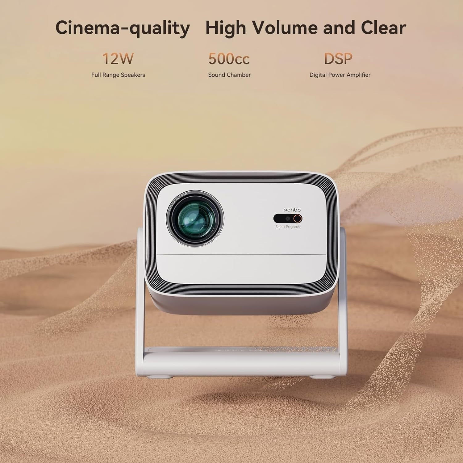 900 ANSI Smart Projector 1080P Android TV Netflix WiFi Auto Focus