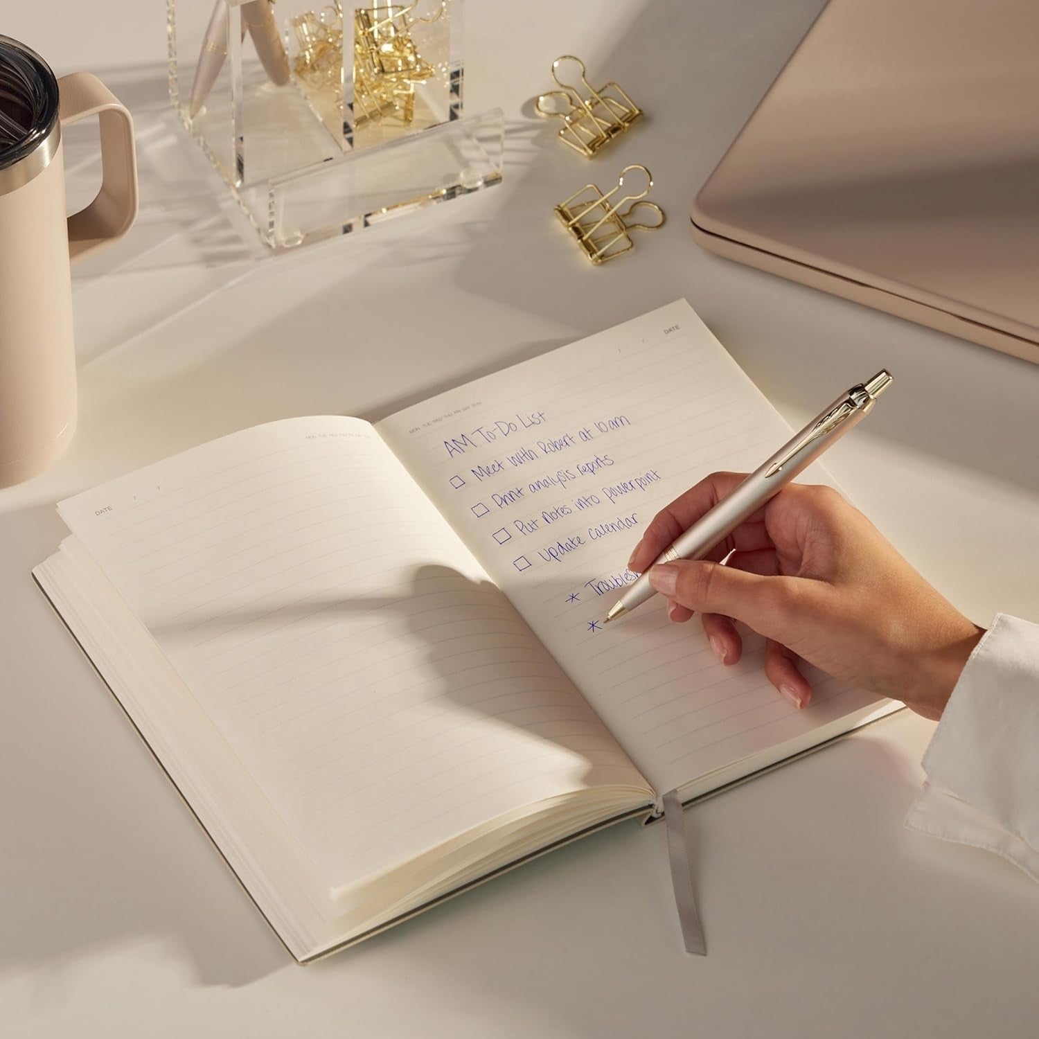 Luxury Champagne Ballpoint Pen Medium Point Model IM Gift Box