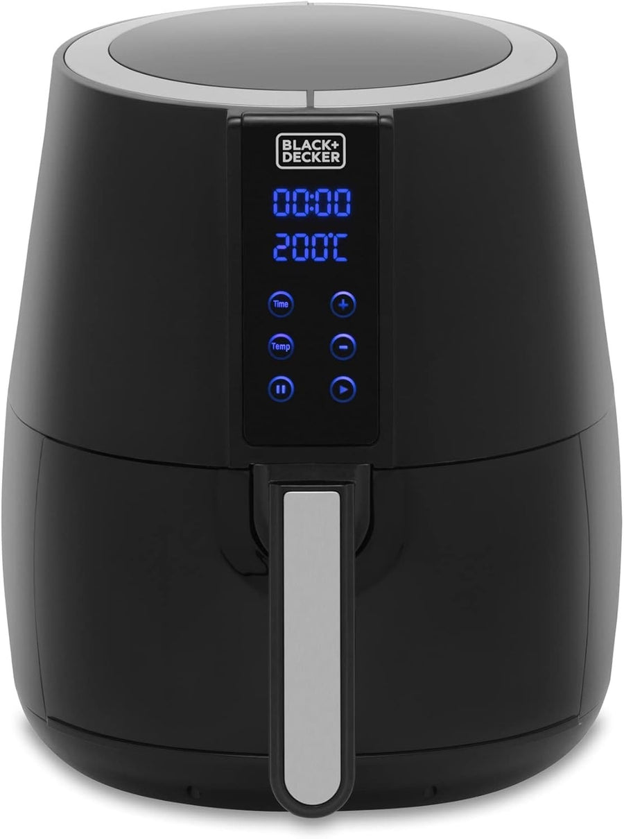 4L Digital Air Fryer 1500W Extra Crisp Healthy Cooking Fast 6 Presets Easy Clean
