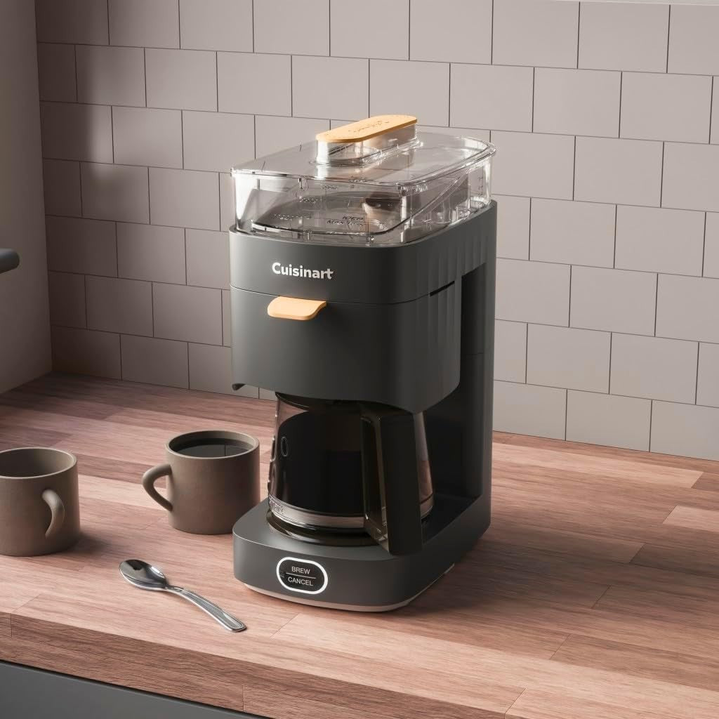 5 Cup Coffee Maker Drip Machine Auto Shut Off Compact Glass Carafe Black