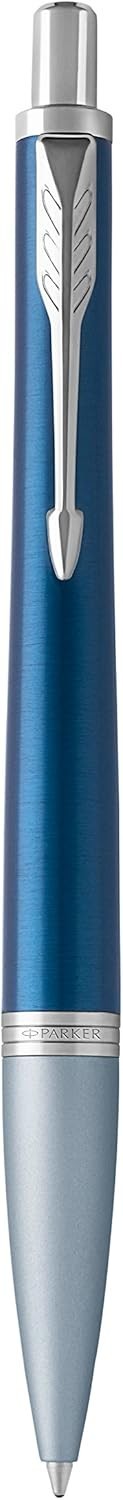Medium Ballpoint Pen Dark Blue Chrome Ergonomic Gift Box
