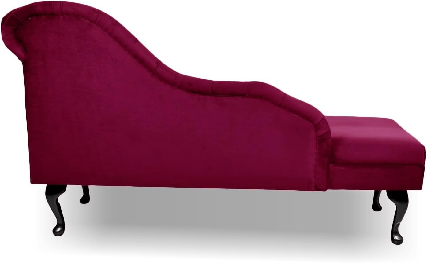 Velvet Tufted Chaise Lounge Sofa Right Hand – Handmade Comfort & Style