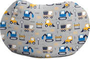 Kids Slouch Bean Bag Chair Soft Kids Recliner Beanbag for Playroom Bedroom