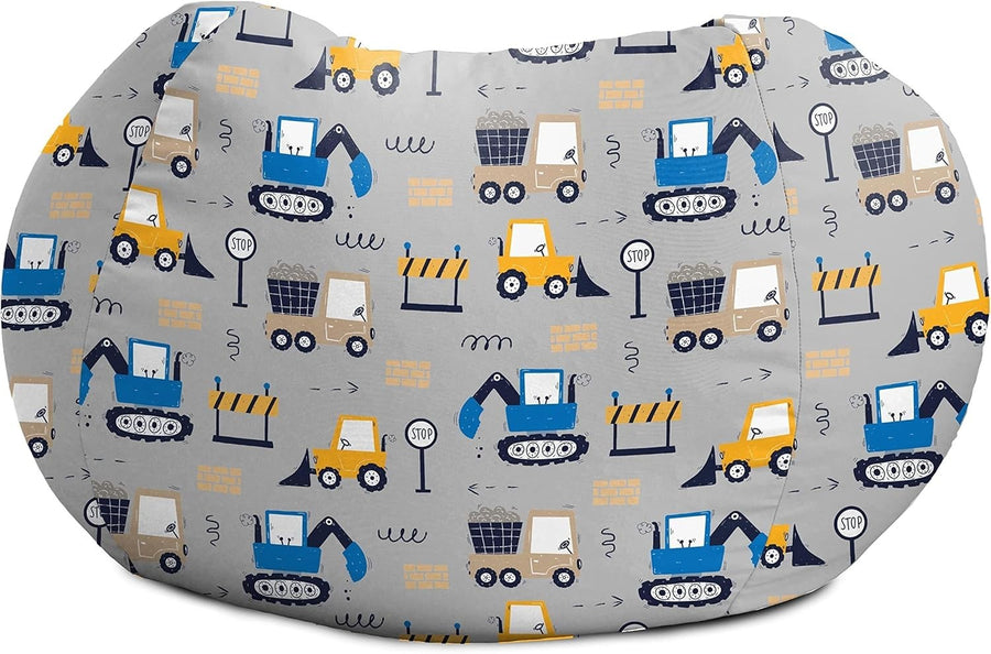 Kids Slouch Bean Bag Chair Soft Kids Recliner Beanbag for Playroom Bedroom