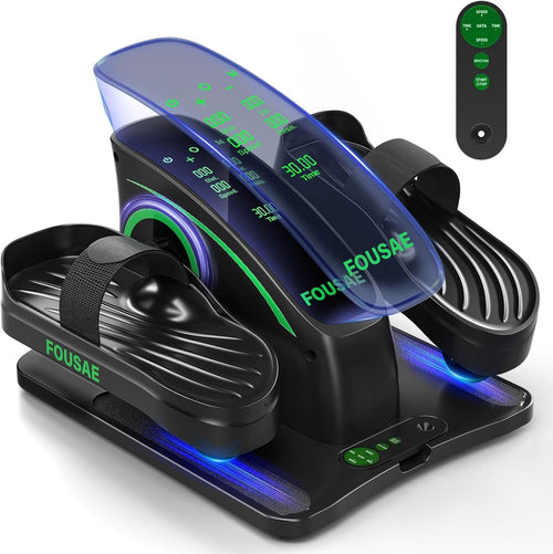 Under Desk Electric Elliptical Leg Exerciser Quiet Remote 15 Speed