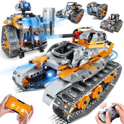 5-in-1 RC Robot Building Set 554PCS – App & Remote Control STEM Toy Gift