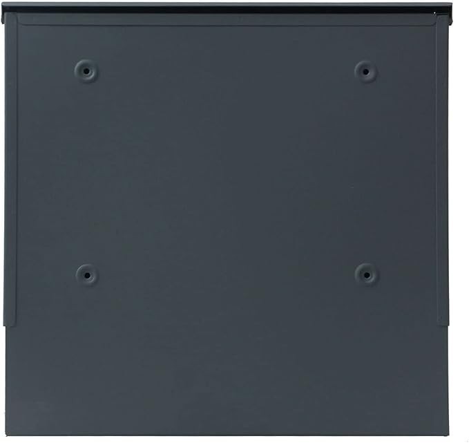 Lockable Wall Mounted Post Box with Flap | Secure Steel Mailbox | Easy Install