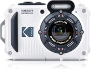 Waterproof Tough Digital Camera 16MP 4X Zoom Full HD White