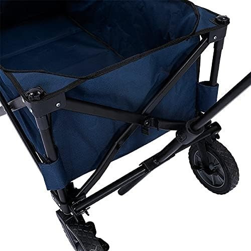 Garden Wagon 85kg Collapsible Camping Festival Trolley w/ Removable Liner
