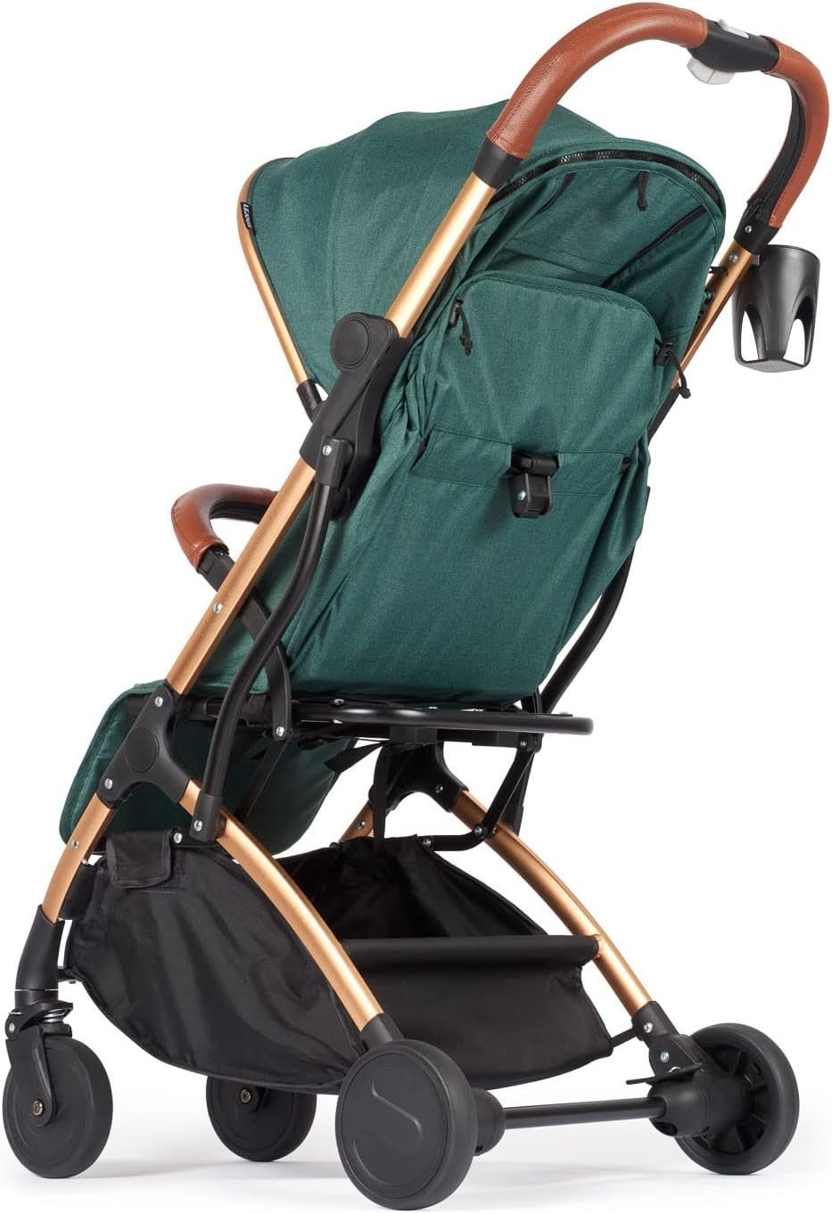 Lightweight Baby Travel Buggy One-Hand Fold Reclining Seat 0-15kg Green