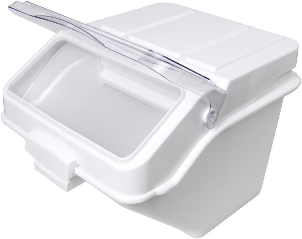 47L Commercial Ingredient Bin PP Flour Grain w Lid