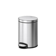 5L Stainless Steel Pedal Bin – Soft Close Bathroom Trash Can