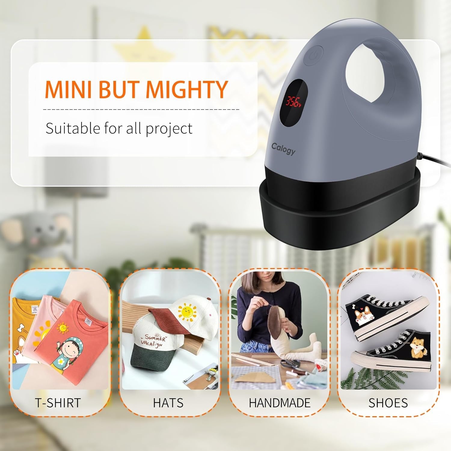 Mini Heat Press Machine Heat Transfer Tool for T Shirts Hats