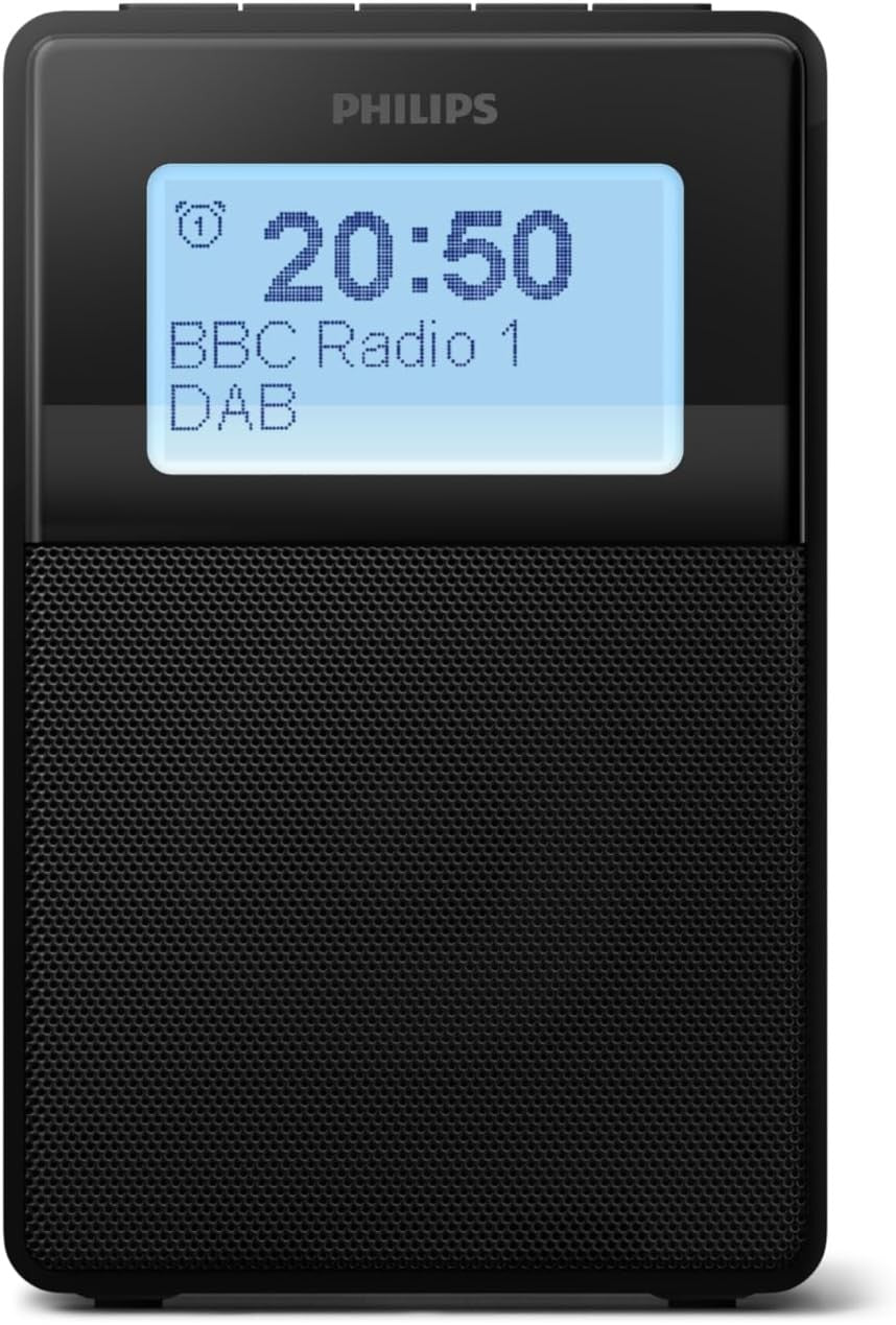 Splash Proof DAB FM Clock Radio Bluetooth Portable Alarm Speaker