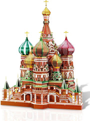 3D Metal Puzzle Cathedral Model Kit | 711pcs DIY Architecture Gift