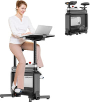 6-in-1 Folding Exercise Bike Under Desk Bike Magnetic Resistance Portable