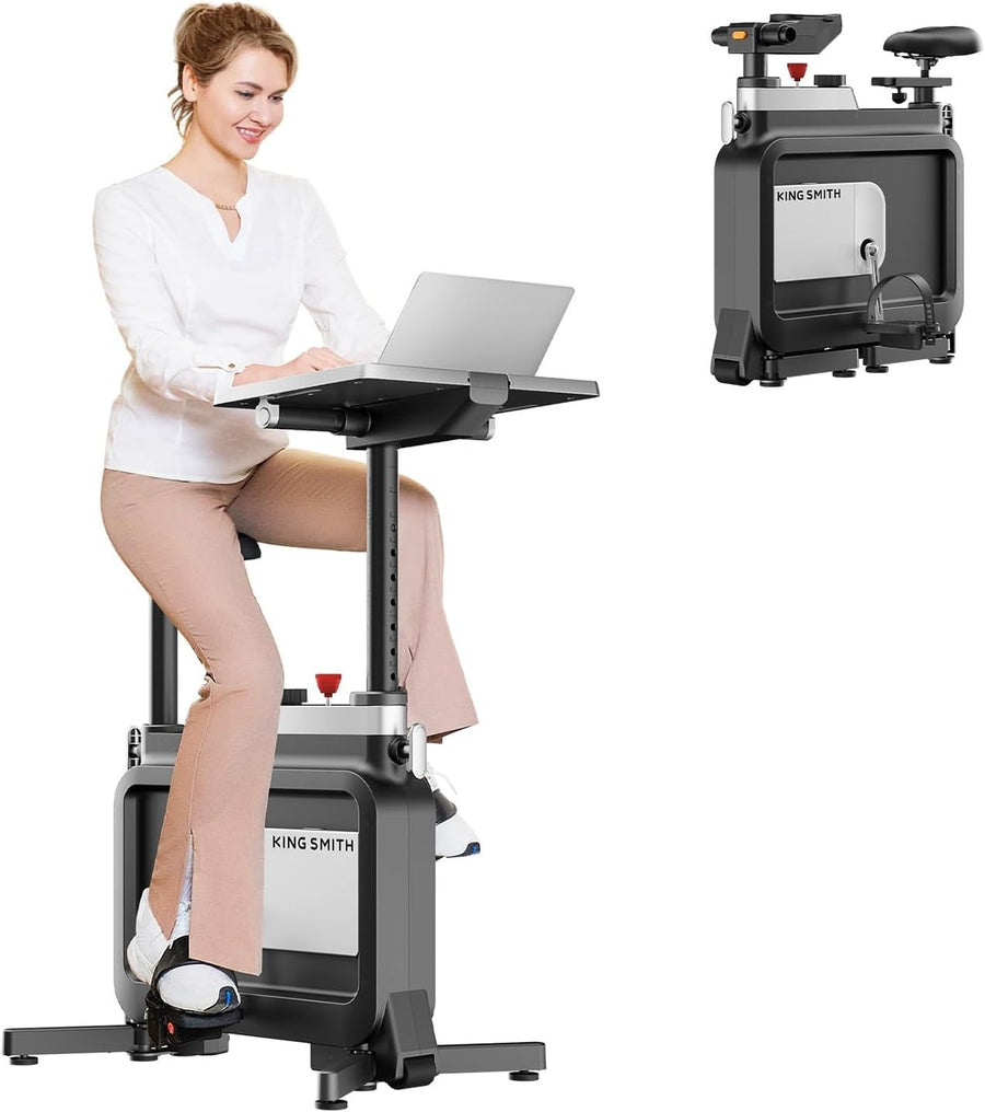 6-in-1 Folding Exercise Bike Under Desk Bike Magnetic Resistance Portable