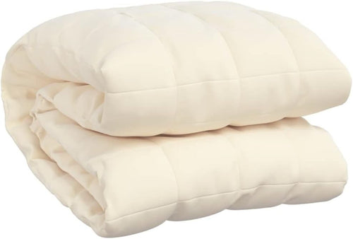 Light Cream 7kg Weighted Blanket 152x203 cm for Stress & Anxiety Relief