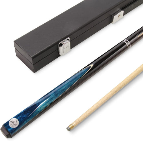 48" Junior Snooker Pool Cue 9.5mm Tip Ash Shaft 2-Piece w/ Case