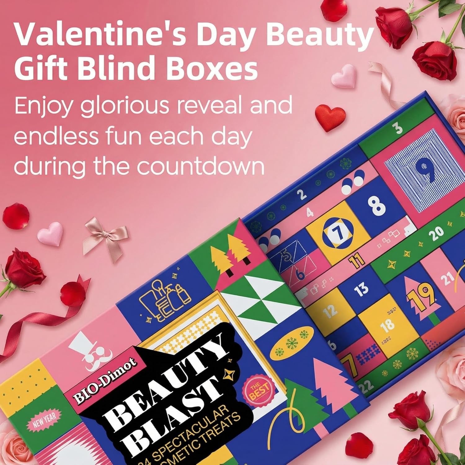 24 Piece Makeup Gift Set All In One Cosmetic Beauty Box Kit