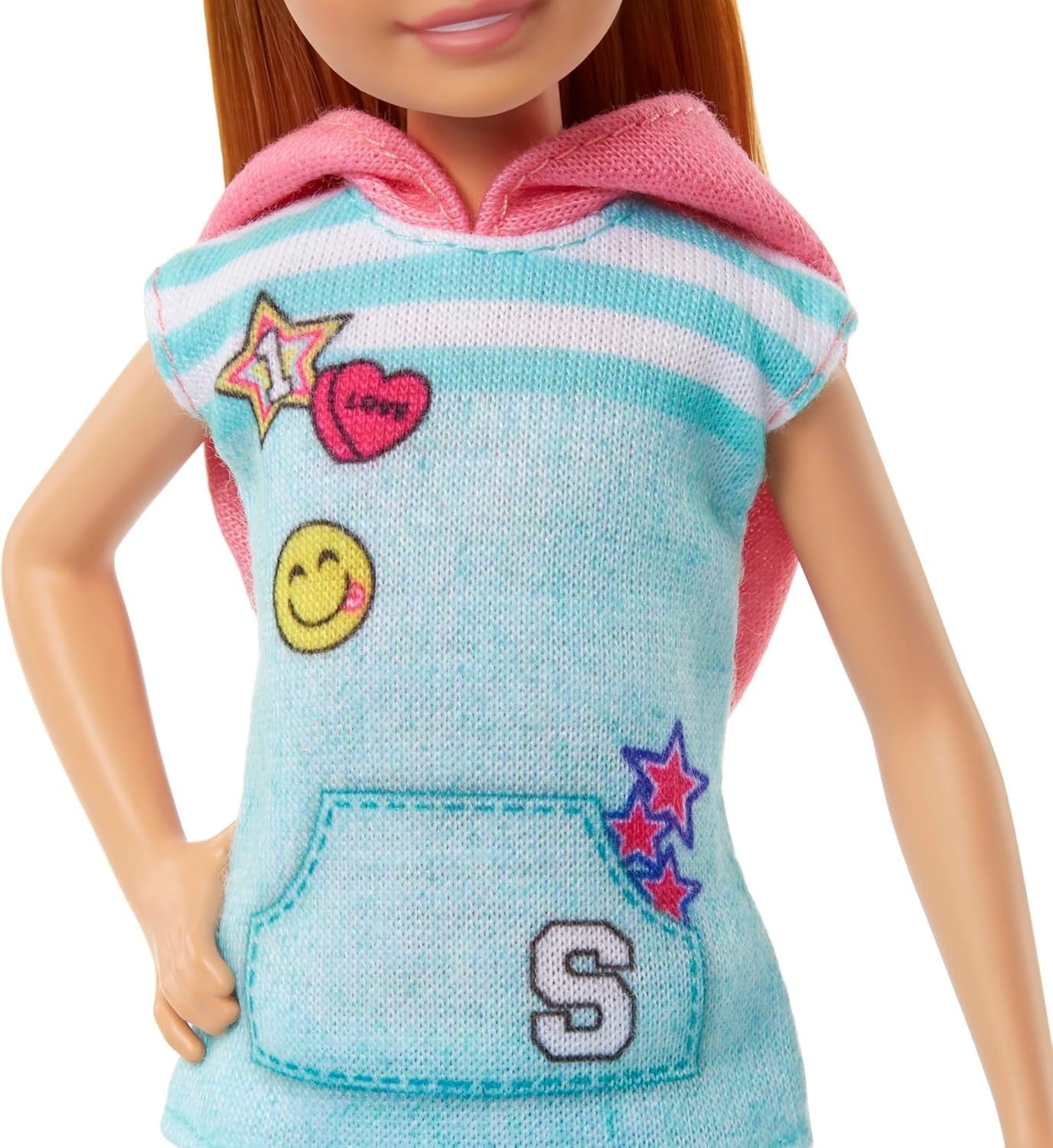 Adventure Doll with Puppy Sporty Outfit Hoodie Shorts Sneakers Toy