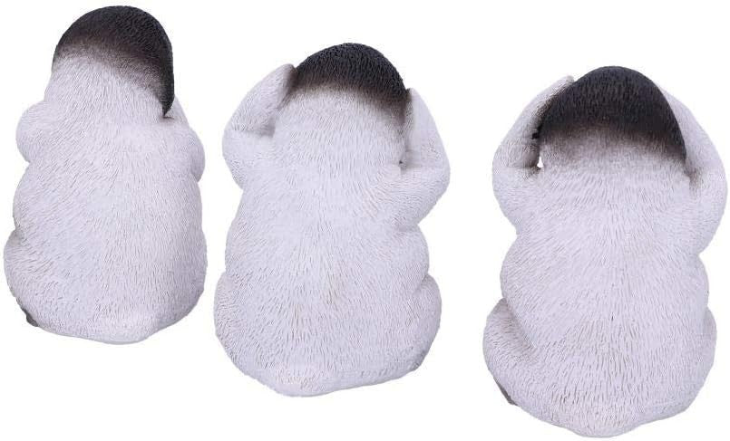 See No Hear No Speak No Evil Penguin Figurines Set Cute Resin Home Decor Gift