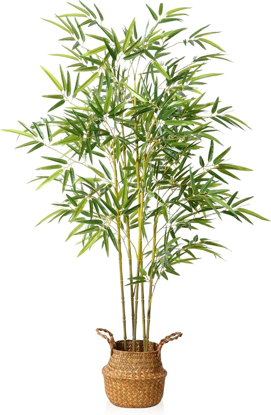 140cm Artificial Bamboo Tree in Seagrass Basket Indoor Home Office Decor