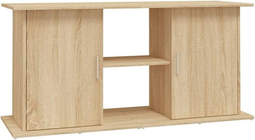 Spacious Fish Tank Stand with Shelves & Storage – Durable Sonoma Oak