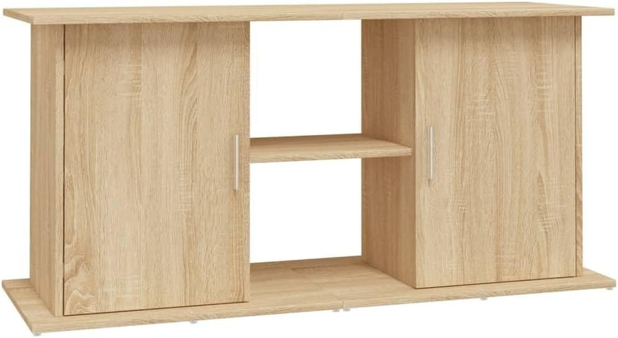 Spacious Fish Tank Stand with Shelves & Storage – Durable Sonoma Oak