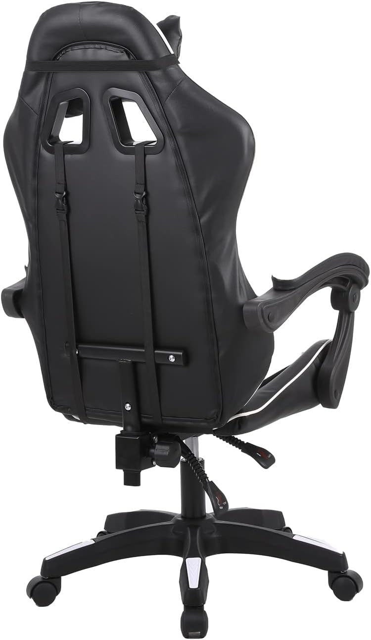 Ergonomic Gaming Chair Office Desk Chair 360° Swivel Faux Leather