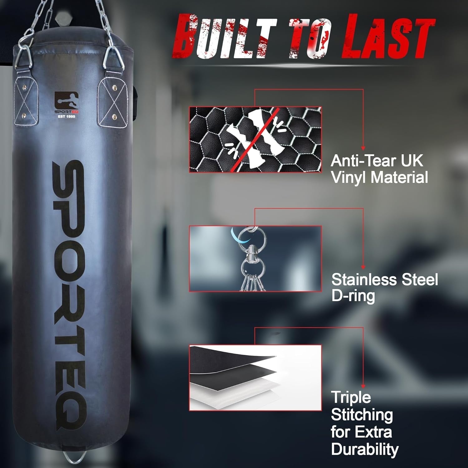 Heavy Filled Punching Bag 3FT Boxing Kickboxing MMA Training