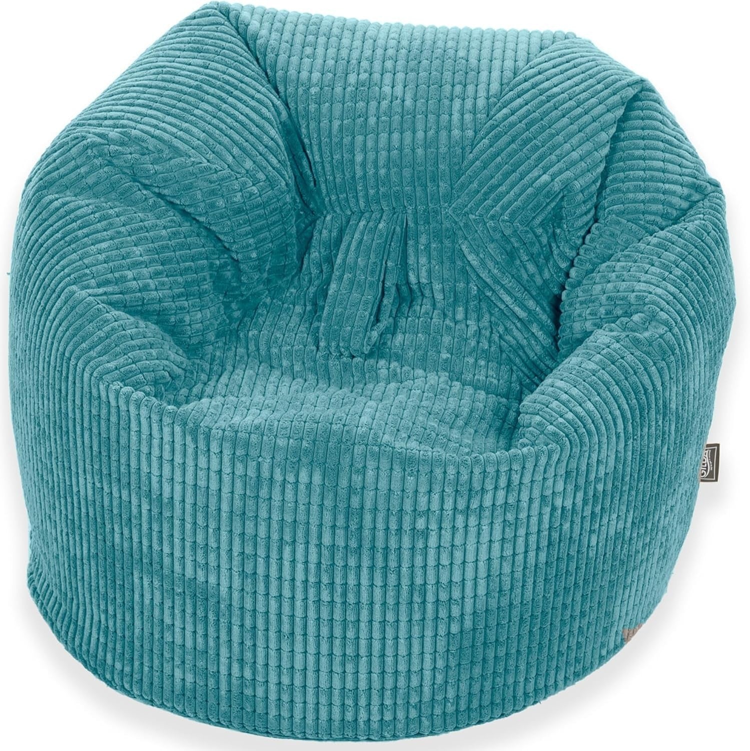 Kids Bean Bag Chair Corduroy Filled Seat Soft Comfy Lounge Room