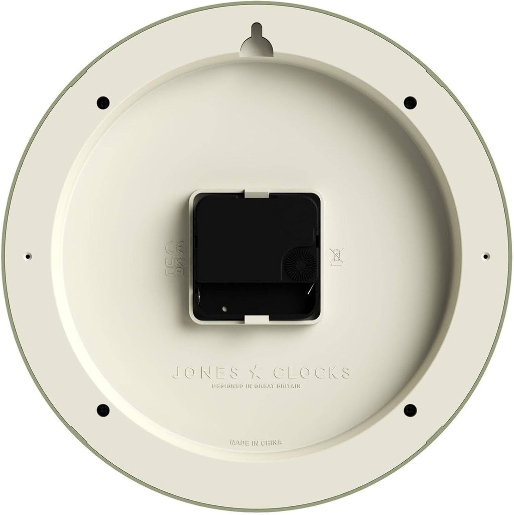 23cm Green Wall Clock Small Retro Design | Quiet Quartz Kitchen Home Office