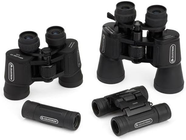 10x50 Powerful HD Binoculars Wide View Waterproof Porro Prism Outdoor Optics