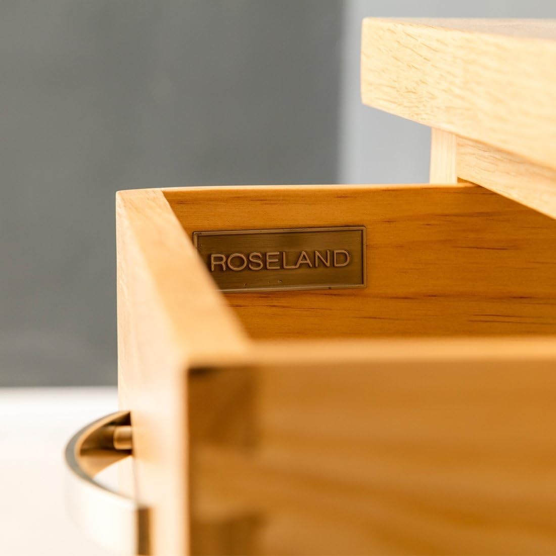 Solid Oak Bedside Tables Set of 2 with 3 Drawers – Wooden Nightstands