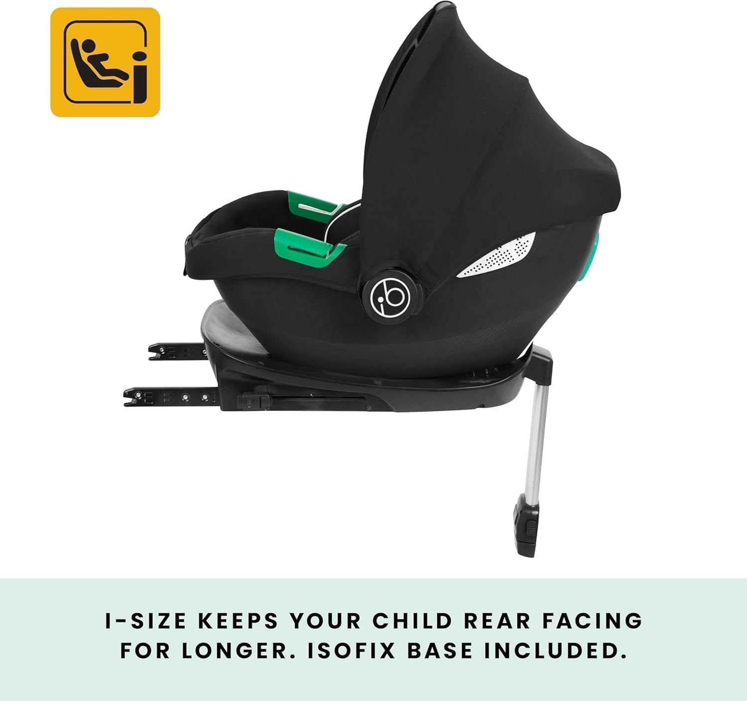i-Size Baby Car Seat with ISOFIX Base R129 Rear Facing Newborn Infant